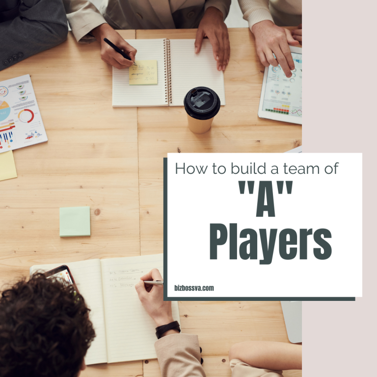 How to build a team of “A” players